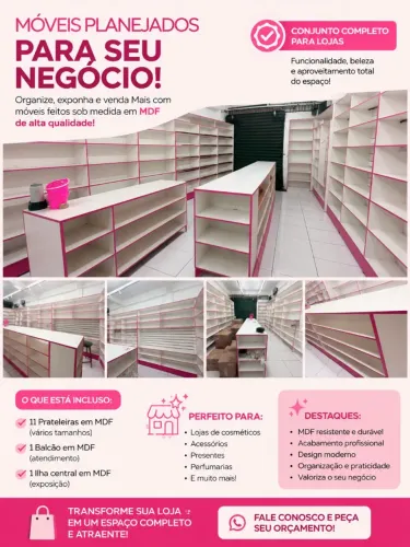 Urgente OPORTUNIDADE! MÓVEIS PARA LOJA À VENDA ?