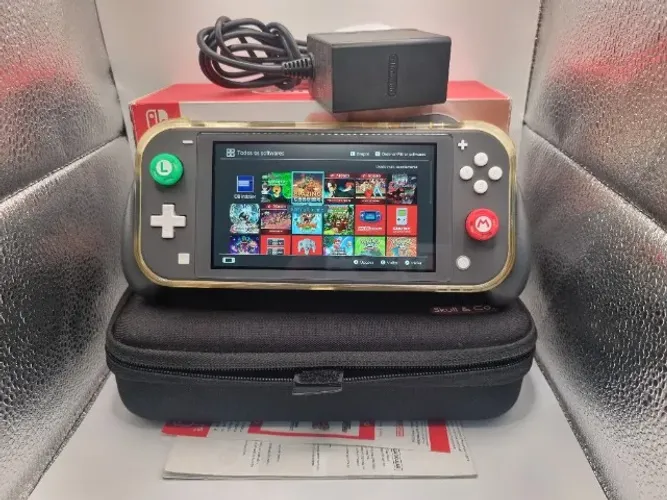 Nintendo Switch Lite Cinza Desbloqueado