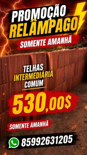 Telha intermediária promoção