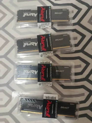 Memória ram Kingston Fury beast DDR4 2666hz 32gb 4x8