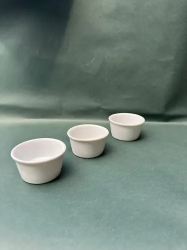 4 Ramekin Porcelana Branca
