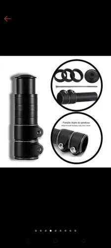 Prolongador resistente de espiga de mesa de guidão de bicicleta