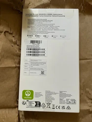 Power Bank Samsung 20000mAh 45w