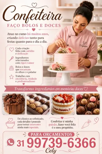 Faço Bolos & Doces