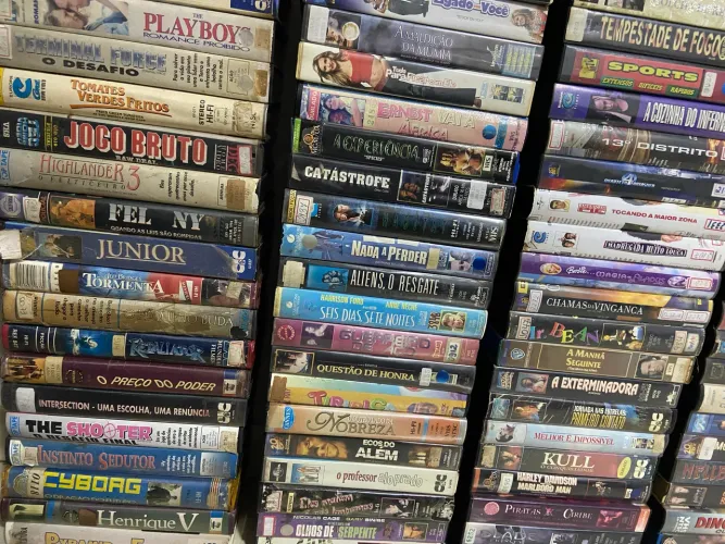 Fitas VHS filmes diversos gêneros terror ação drama ficção consulte valores