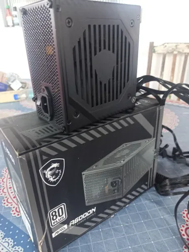 Fonte real msi 600w 80plus