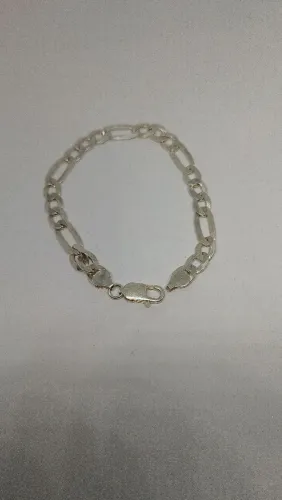 Pulseira de prata 925 8 mm modelo 3x1