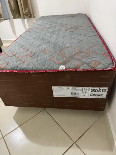 Cama Box solteiro conjugada