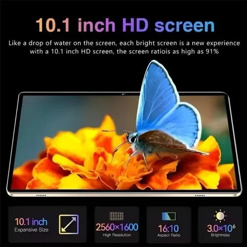 Tablet 10.1? HD + Teclado Bluetooth Capa 2 em 1