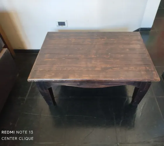 Mesa de Centro Rústica de Madeira: Retirar no Jockey Clube!