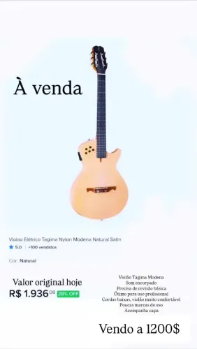 Violão Tagima Modena 