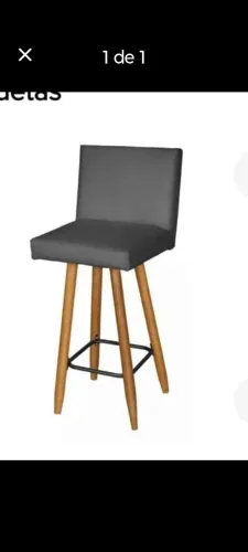 banquetas de Suede preto pernas palito estado novas