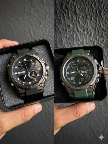 Relógio Masculino de Alta performance Preto ou Verde