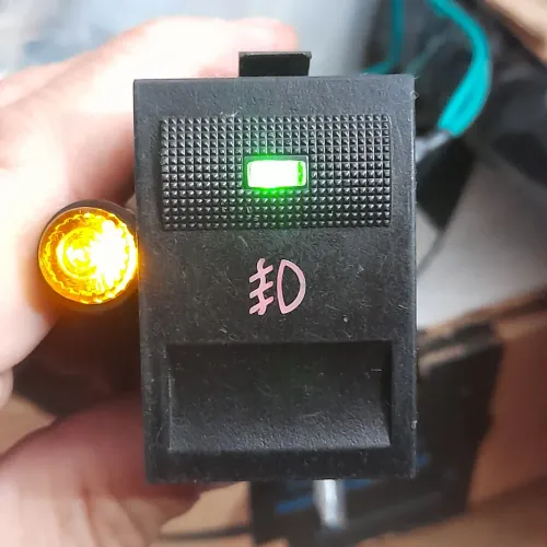BOTÃO FAROL DE MILHA GOL PARATI SAVEIRO  G3 G4 ORIGINAL