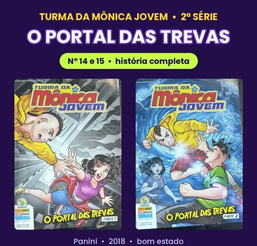 Turma da Mônica Jovem - O Portal das Trevas (partes 1 e 2)