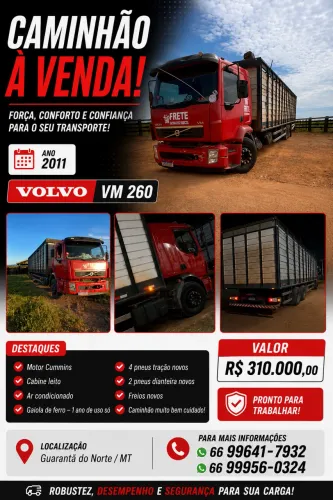 Caminhão Volvo 2011 