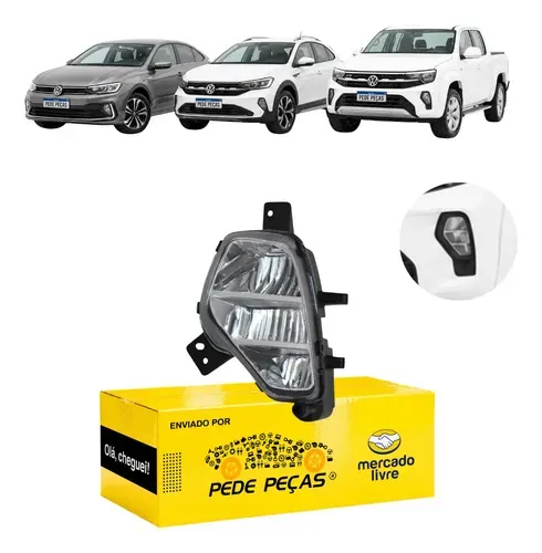 Farol Milha Vw Amarok Nivus Virtus 2020 21 22 23 A 2026 Le Cristal