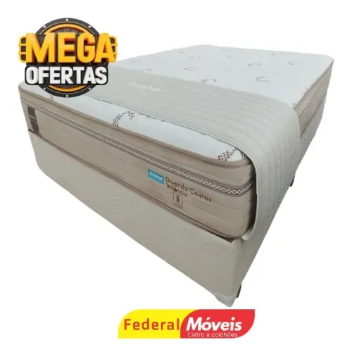 Cama Box Casal 1,38m Base + Colchão c/ Molas Probel ENTREGA HOJE