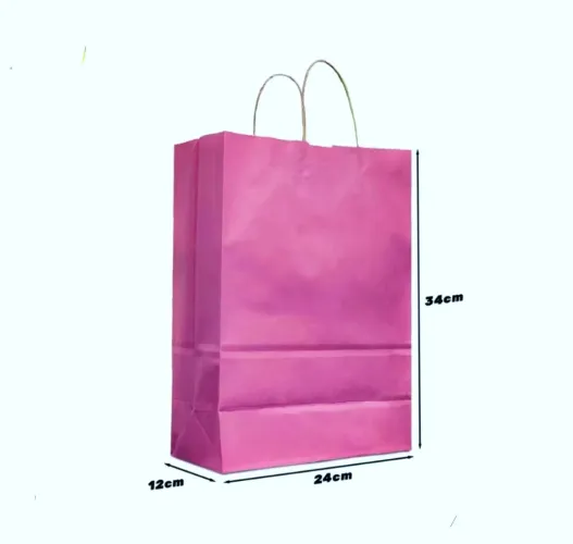 Sacolas papel kraft tam. M
