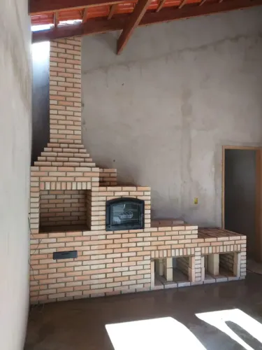 Churrasqueira tijolo maciço aparente