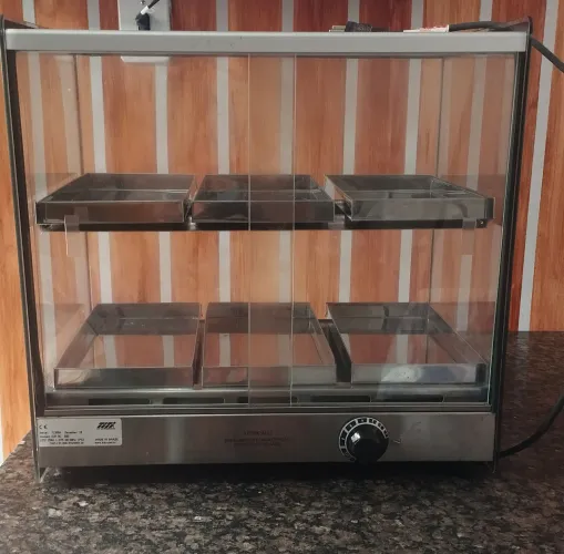 Expositor de salgado elétrico