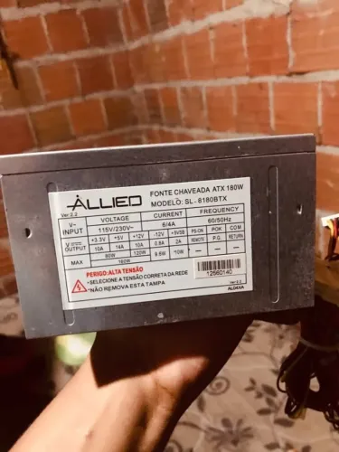 fonte de computador de baixo consumo de ernegia 180w generica