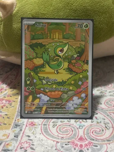 Carta Pokémon- Snivy Foil (087/086)