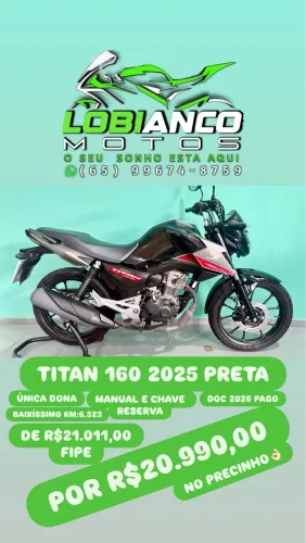 TITAN 160 ÚNICA DONA