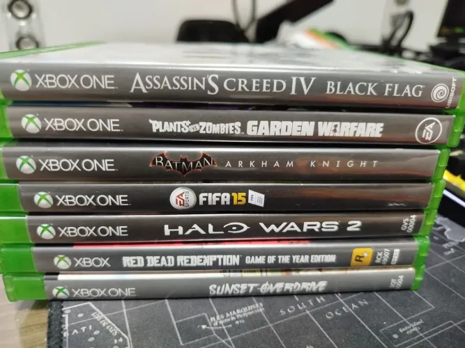 Jogos xbox one 1 = 60 R$ .. 2 ou mais =45R$