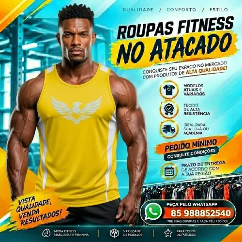 Regata fitness masculina em grande quantidade