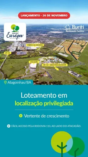 TERRENO FINANCIAMENTO PRÓPRIO