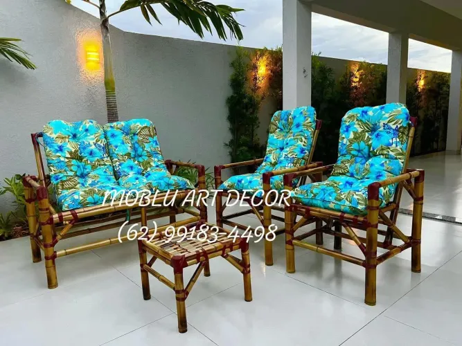 Conjunto de sofá Bambú