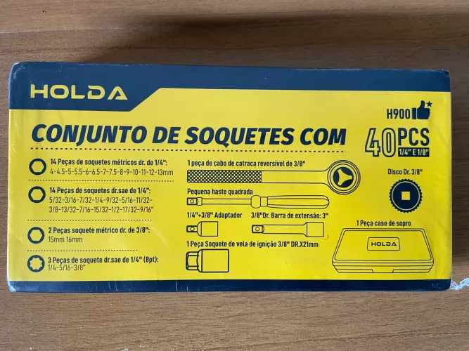 ? JOGO DE SOQUETES COMPLETO LACRADO ?