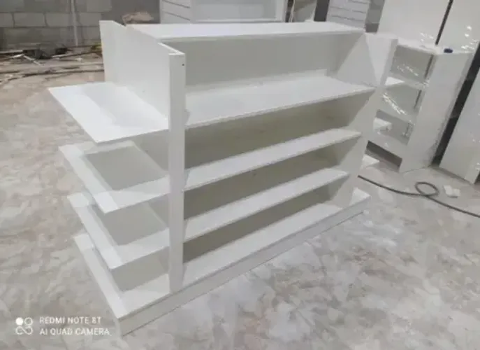 GÔNDOLA MDF BRANCO - NOVA