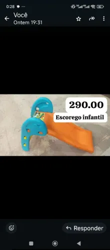 Escorrego infantil 