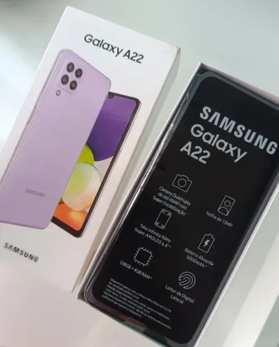 Celular Samsung A22 128gb + acessórios