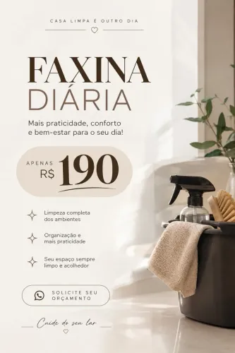 Faxina por 190 !