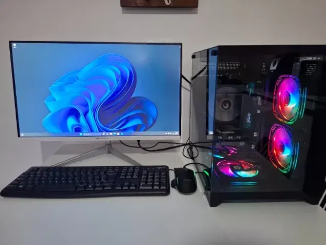 PC Gamer COMPLETO + Ryzen 5 5500 + RTX 4060 + SSD 1TB +16 RAM