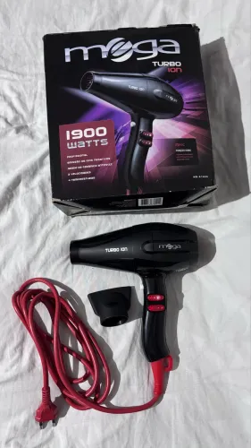 Secador de cabelo Mega turbo íon 1900W