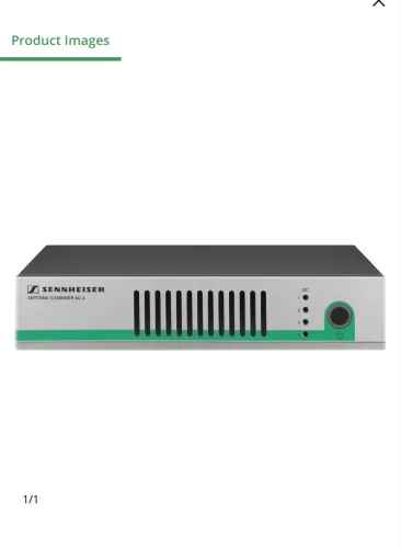 Combiner amplificador de antenas Sennheiser Ac3