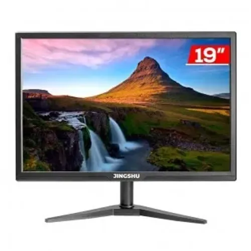 MONITOR JINGSHU 19", 19 POL, HD, 5MS, 60HZ, HDMI/VGA, JGS-OFFC19-JL01