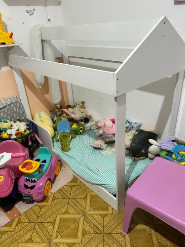 Cama infantil montessorina c/ colchão 