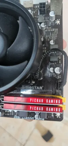PLACA MÃE AM4 A320MH C/ Ryzen 5 3500x / C/S memória 2x8 ddr4 2666mhz T-FORCE