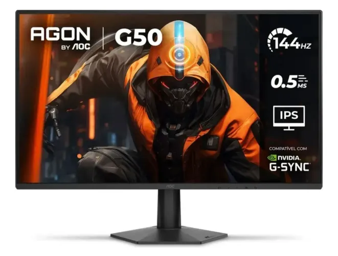 Monitor AOC Gamer Novo Lacrado 144hz 27 0.5ms