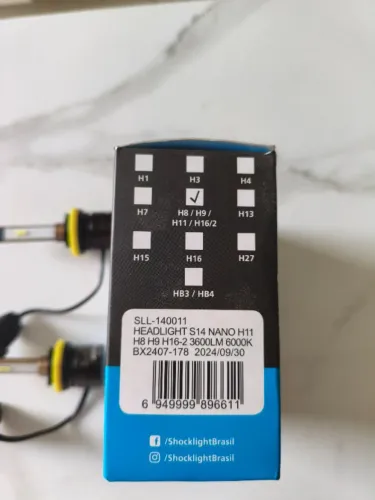 Lâmpada LED H8 H9 H11 H16 