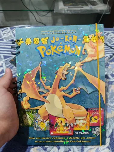 Jo ken pokémon coleção nova e álbum