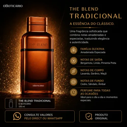 Perfume The Blend Tradicional O Boticário