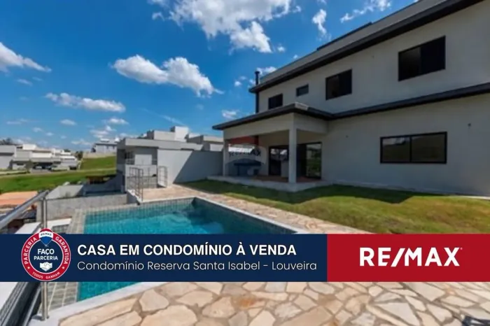 Casa à Venda em Louveira no Condomínio Reserva Santa Isabel