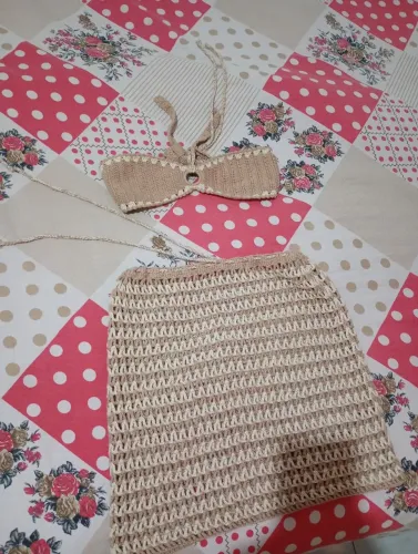 Conjunto Crochê Feminino - Biquini