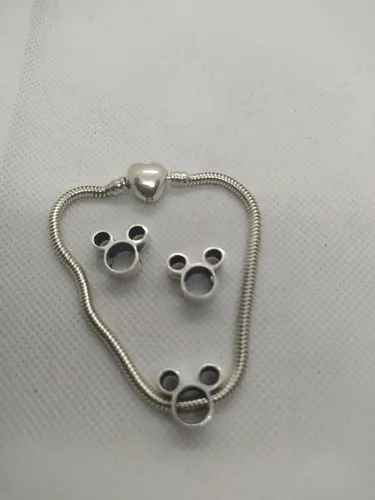Berloque Mickey em Prata 925